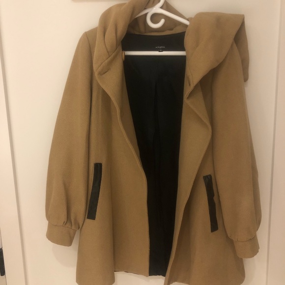 Camel 🐪 wool cotton blend winter coat - Picture 3 of 9